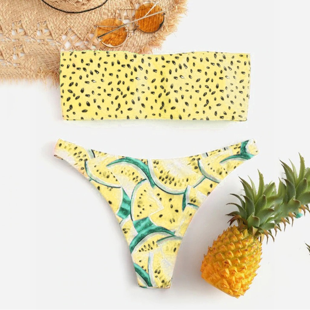 Bộ Bikini 2 mảnh áo ống nâng ngực cho nữ | BigBuy360 - bigbuy360.vn