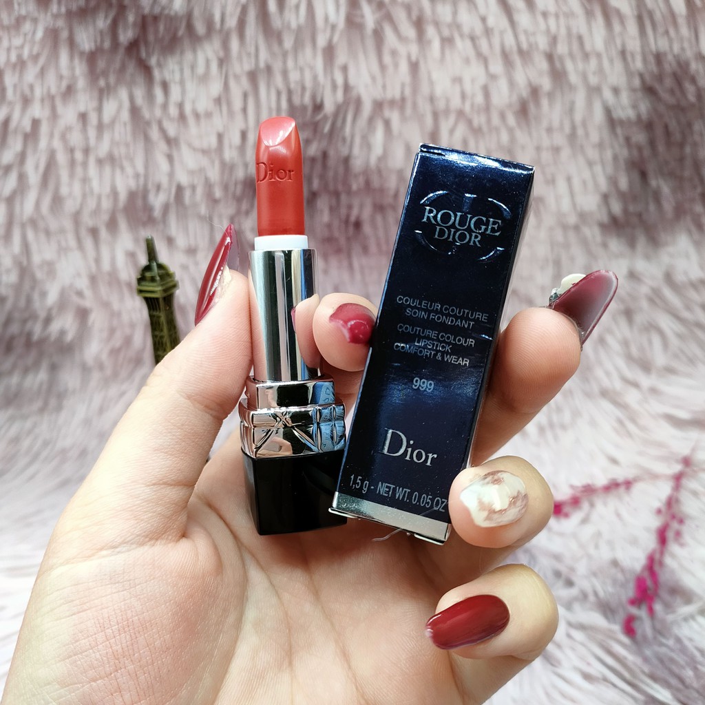 Son Dior Rouge Dior mini 1.5g Cao Cấp Mềm Mại Tự Tin, Đơn Giản nhưng Quyến Rũ