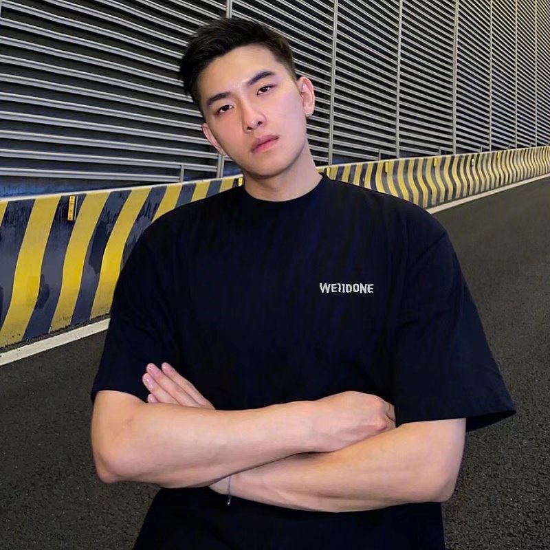 Áo Thun Tay Ngắn In Chữ M-8XL Thời Trang Cho Nam