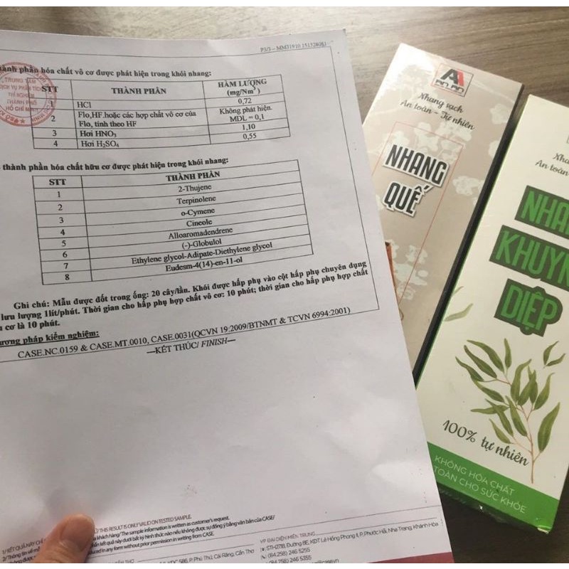 Nhang sạch, nhang thảo mộc không hóa chất, an toàn cho sức khỏe, hương Quế - An An