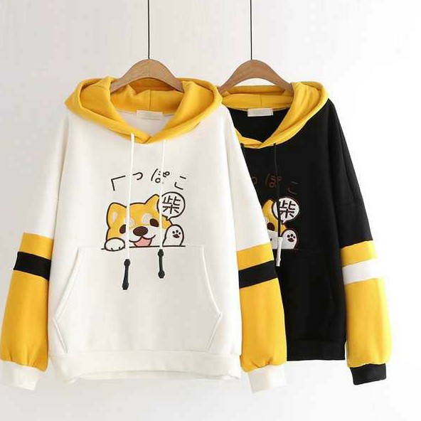 ÁO HOODIE in chú chó SHIBA | BigBuy360 - bigbuy360.vn