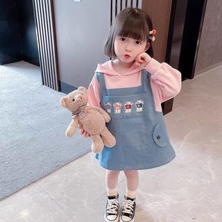 Váy yếm giả bò bé gái
