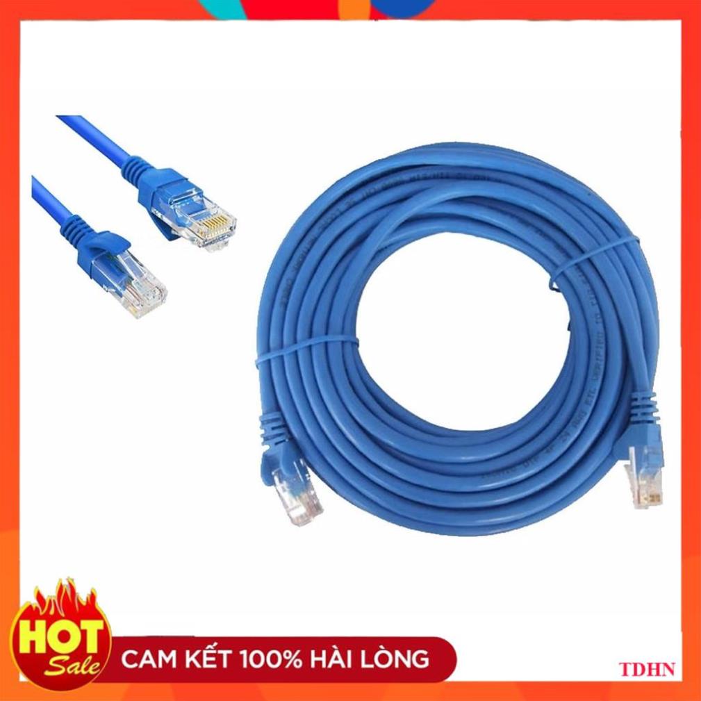 [Hãng] Dây Cáp Mạng cat6 bấm sẵn 2 đầu Sợi To dài 100m 80m 70m 60m cho máy tính laptop wifi chính hãng