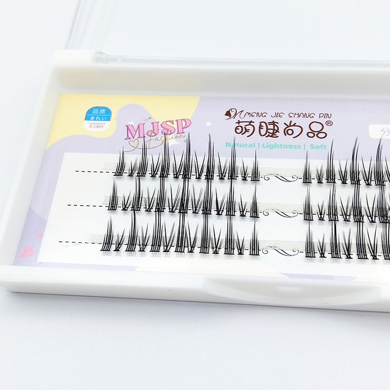 Mengjieshangpin Lông Mi Giả Dày Tự Nhiên Hình Mắt Quỷ Nhỏ Dễ Thương Phong Cách Nhật Bản