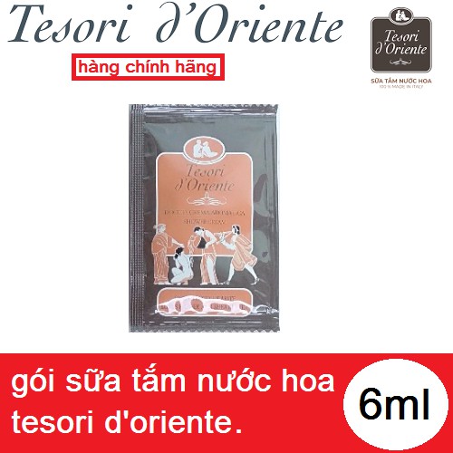 Gói Sữa tắm hương nước hoa xích Tesori D'Oriente 6ml