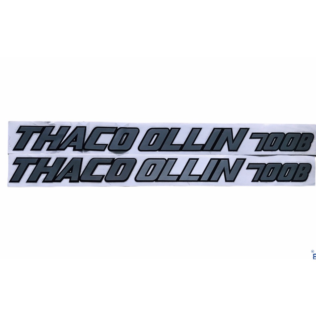 Tem chữ dán của xe Thaco Olin 800A,Thaco Olin 700B, Tem xe tải