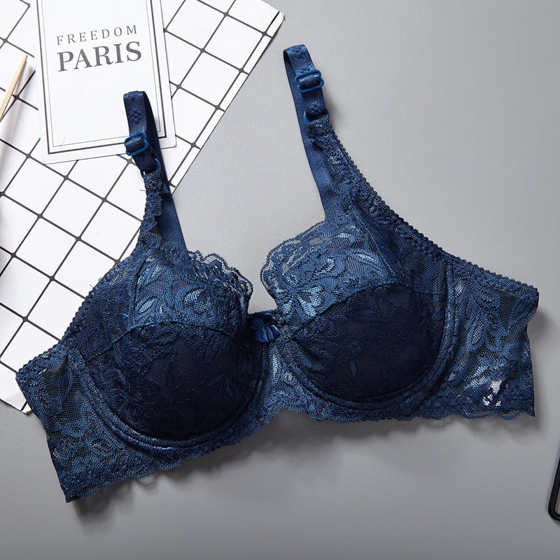 Áo Lót Nữ Ren Lụa Mềm Đệm Mỏng 2004, Có Gọng Cao Cấp - ÁO REN KD04