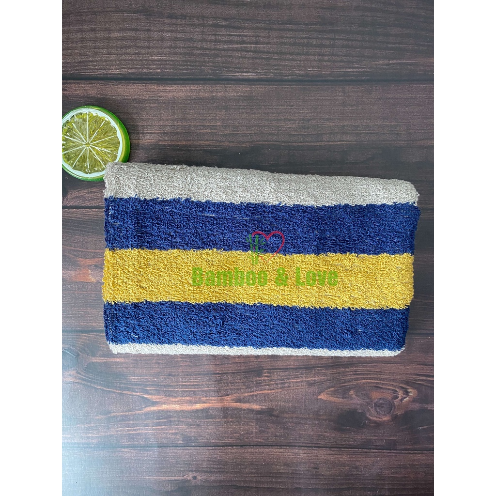 Khăn mặt, khăn gội QUẢNG PHÚ 35x75cm, 100% cotton thấm hút, không ra màu