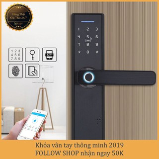 [APP iOS/Android tiếng Việt] Khóa vân tay - Khóa cửa vân tay - Khóa cửa thông minh 2019 - Bảo hành 12 tháng