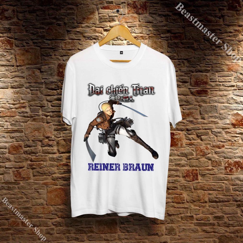 [DISCOUNT]💚 Áo Unisex Reiner Braun - Áo Unisex Attack on Titan - Reiner Braun T-Shirt cá tính - RB-0
