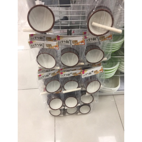 Cối ăn dặm Nhật bản; chày 21cm