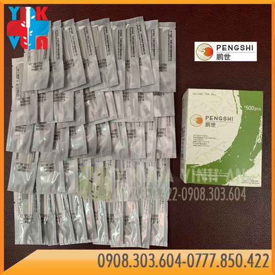 Kim Châm Cứu Pengshi Hộp 500 Kim