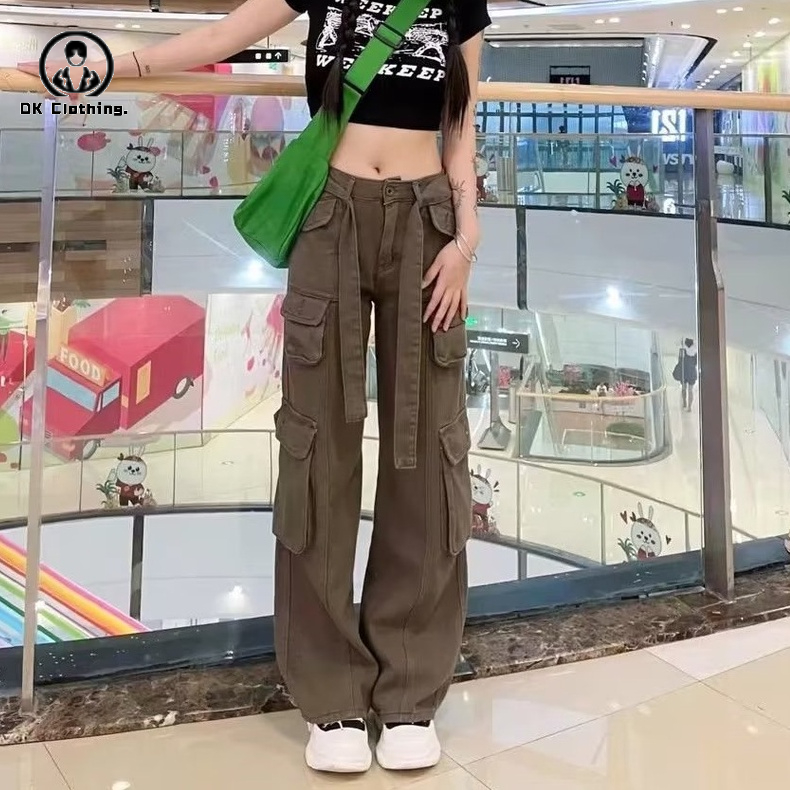 Quần dài dáng rộng nam phối nhiều túi phong cách Hàn Quốc thời trang simple unisex quần túi hộp nam fashion cargo pants nam bigsize | BigBuy360 - bigbuy360.vn