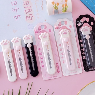 Dao Rọc Giấy Chân Mèo Mini Dễ Thương