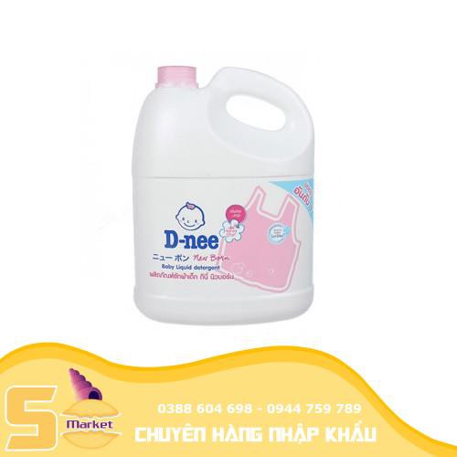 Nước giặt xả Dnee cho bé 3000ml Thái Lan màu HỒNG