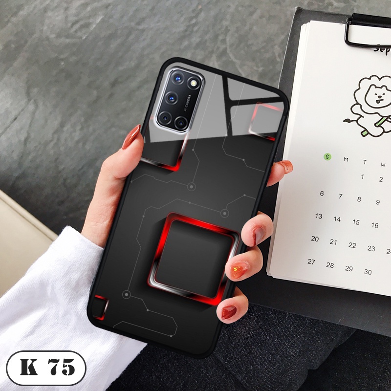 Ốp lưng Oppo A52 / A92 - Lưng kính 3D