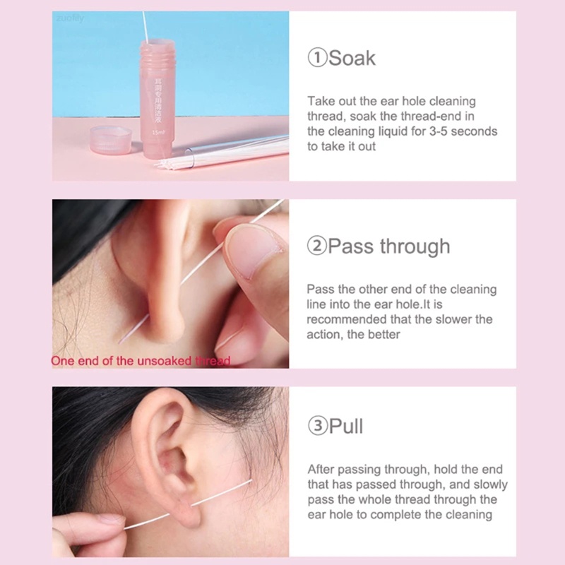 Bộ 70 Dây Làm Sạch Lỗ Tai Dùng Một Lần Tiện Dụng
