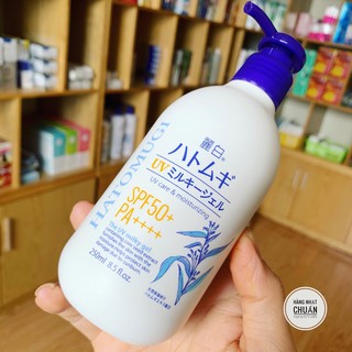 Sữa dưỡng thể chống nắng Hatomugi Spf50 PA+++ mẫu mới 2021