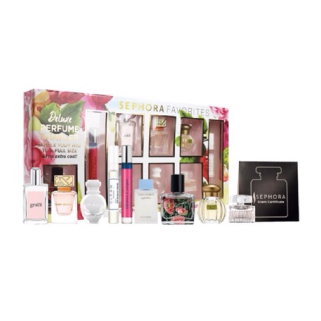 Tách set nước hoa minisize set Deluxe Sample Sephora Chloe, Kat Von D, D&G, Nest, Tocca, Tory Burch | BigBuy360 - bigbuy360.vn