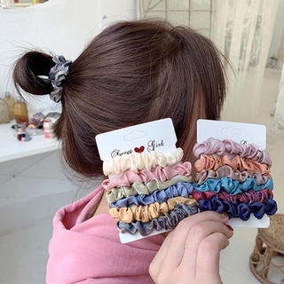 3 buộc tóc scrunchies mini
