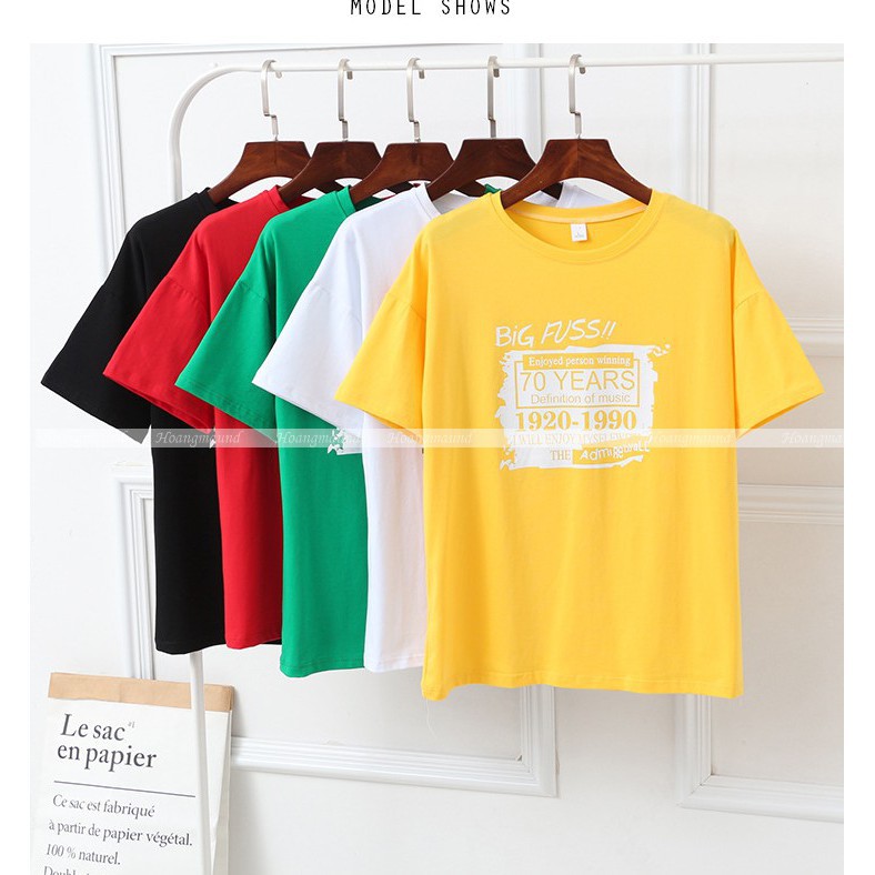 ÁO THUN TAY LỠ FORM RỘNG IN KHUNG CHỮ SỐ 1920-1950 (kèm ảnh thật ) | BigBuy360 - bigbuy360.vn