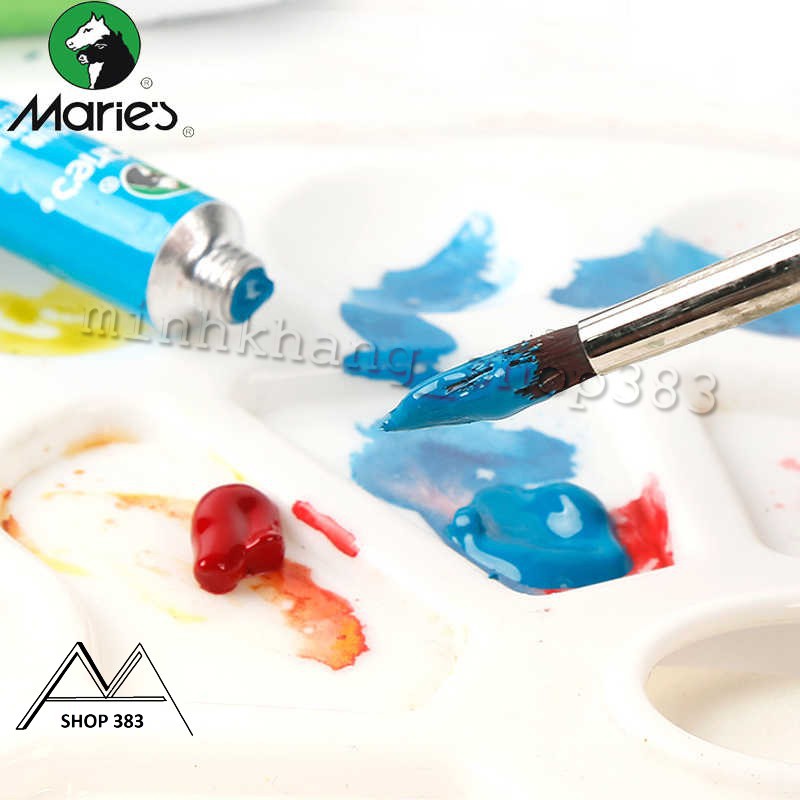 Bộ màu vẽ tranh Acrylic MARIE'S 12/18/24/36 dạng tuýp (12ml)