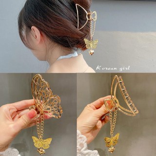 Kẹp tóc dây treo con bướm - Gắp tóc dây treo