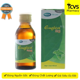 Siro Eugica chai 100ml - siro ho Eugica cvspharmacy