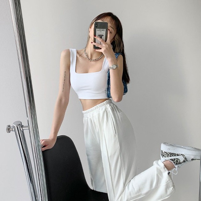 Áo hai dây COZOK cổ vuông thiết kế quyến rũ cho nữ