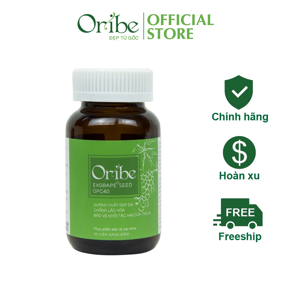 Viên Uống Trắng Da, Chống Nám, Ngăn Ngừa Lão Hóa Oribe 30 Viên