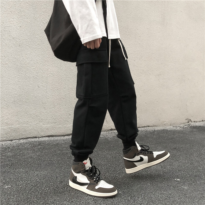 Quần dài nam phối túi phong cách hiphop thời trang chất lượng cao