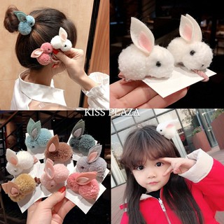 HOT | LOẠI 1 DÂY BUỘC TÓC CON THỎ 3D SIÊU XINH | VIDEO THẬT | KISS PLAZA