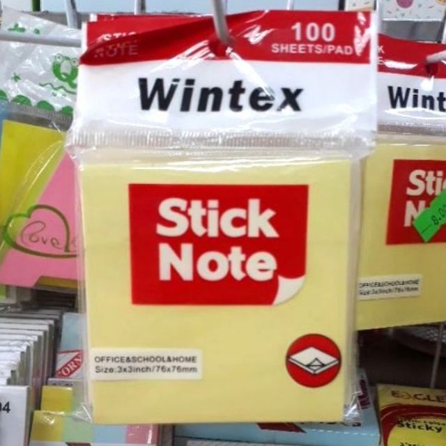 Giấy Nhớ (Note) 3X3 Wintex 100sheet