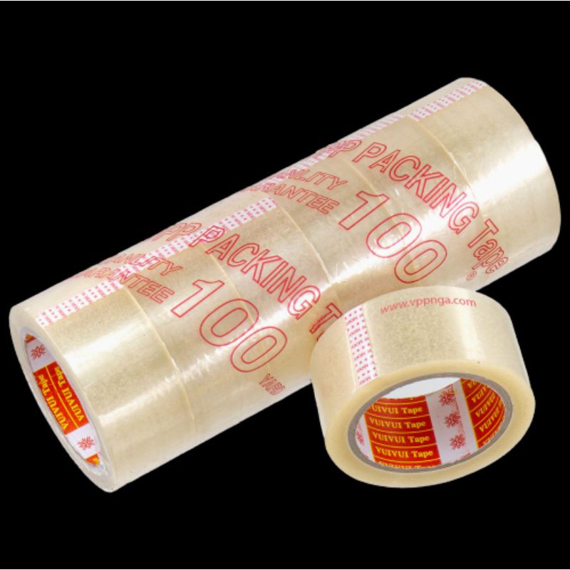 1 cuộn băng keo trong 1 mặt