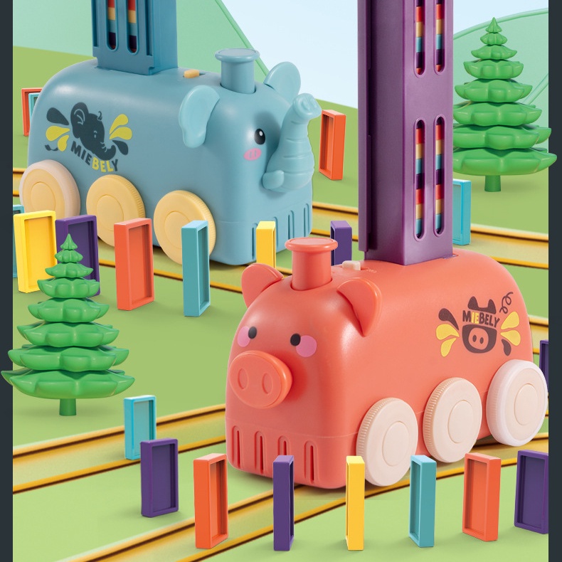 Xe tàu hỏa - thả domino cực hay hình thú mới nhất 2022