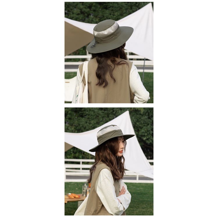 Nón Tai Bèo Che Nắng Vành Rộng Có Thể Gấp Gọn Cho Nữ