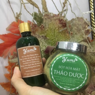 Bột rửa mặt yumi