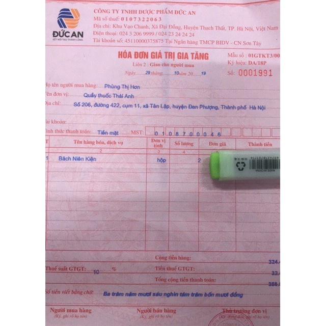Viên Xương Khớp Bách Niên Kiện - Giúp Giảm Viêm & Đau Nhức Xương Khớp