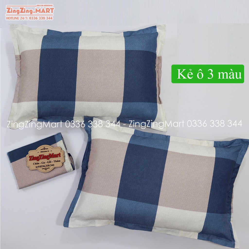 [Ảnh thật- Vỏ gối nằm/ôm] Bao gối ôm và nằm chất coton poly, cực mát, thấm hút mồ hôi, không xù lông, không phai màu | BigBuy360 - bigbuy360.vn