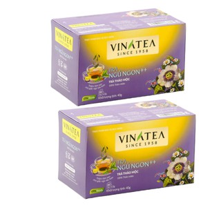Combo 02 Hộp Trà Vinatea - Trà Ngủ Ngon ++ Túi Lọc (2*40 g)