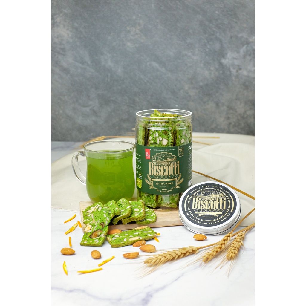Bánh Biscotti Siêu Hạt 250g Bộ 4 Vị Không Đường Ngọt Từ Gạo Lứt Và Mật Ong Chuẩn Ăn Kiêng Healthy