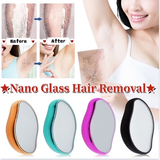 Image of 🇸🇬24H SHIP🇸🇬 Nano Glass Hair Removal safety Painless Epilator Until Root Exfoliation Portable Body Hair Removal Device Beauty Tool Magic Hair Eraser
