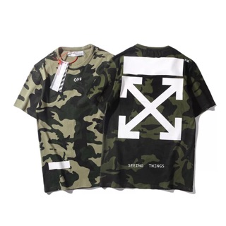Áo Phông Tee OFF WHITE Camo
