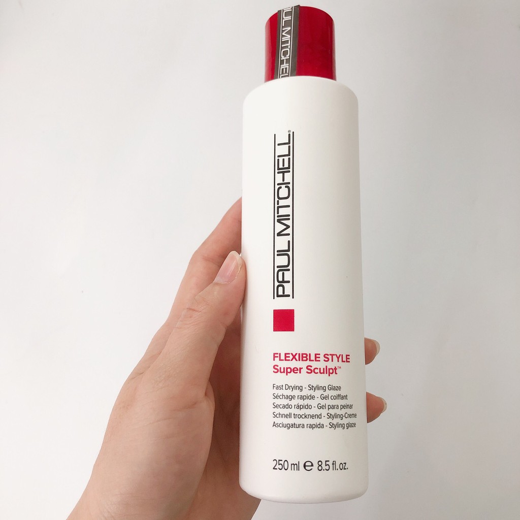 [Đủ size] Gel tạo kiểu táo xanh Paul Mitchell Super Sculpt 250ml, 500ml giúp tạo kiểu và giữ nếp tóc uốn, tóc xoăn