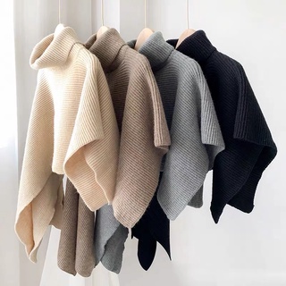 Áo croptop len cổ lọ cut out [ Hàng order ]