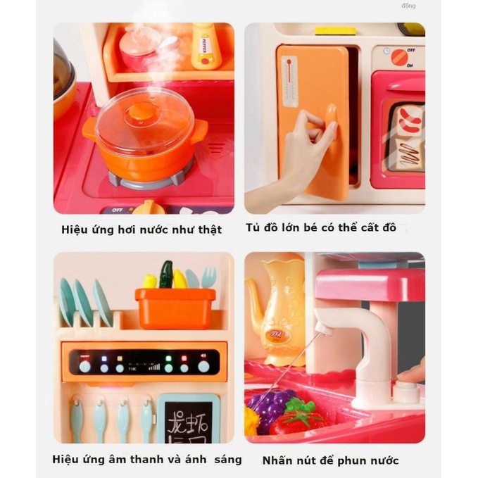 Đồ Chơi Nhà Bếp Nấu Ăn Hàng Cao Cấp Loại To Cho Bé
