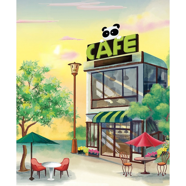 Bộ Đồ Chơi Xếp Hình Quán Cà Phê 589 Mảnh Giáo Dục Cho Bé