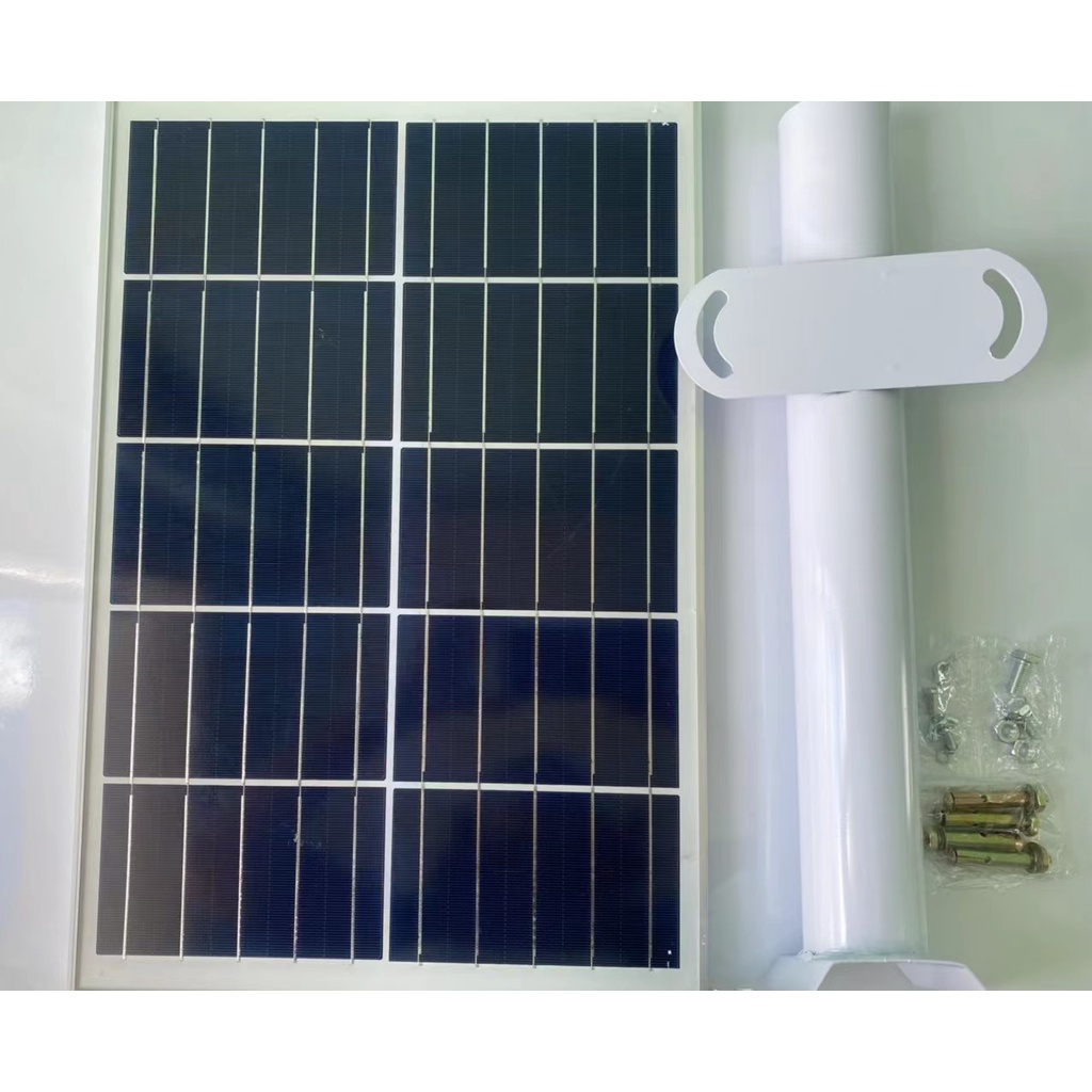 Đèn đường năng lượng mặt trời 300W mẫu mới Khuyến mãi tấm pin 35W pin 64WH