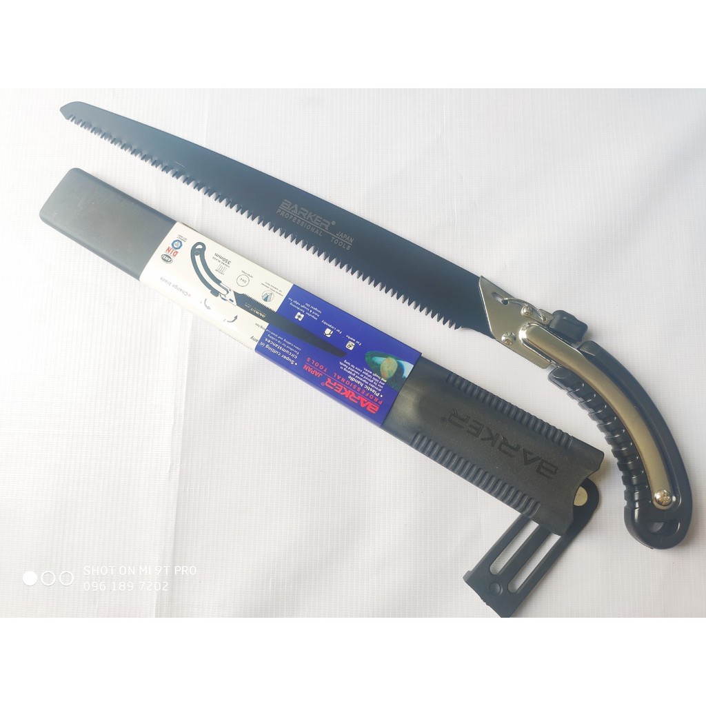 Cưa gỗ,cưa cành cầm tay cao cấp 350mm Barker