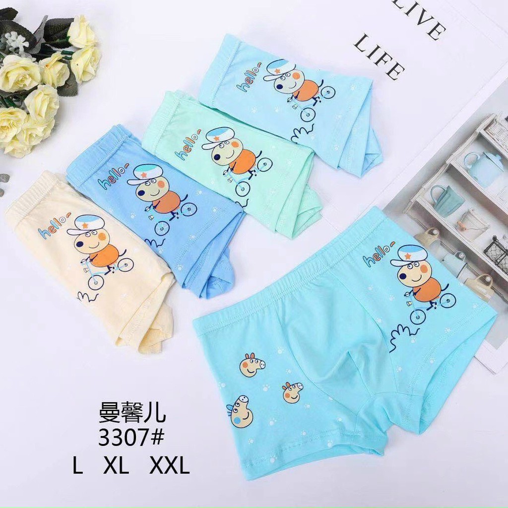 [CÓ VIDEO]Quần lót bé trai cao cấp ✨ Quần sịp bé trai cao cấp có size đại ✨ 100% cotton